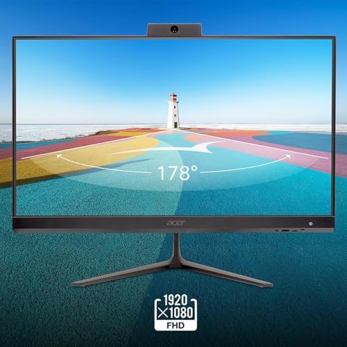 Acer Aspire 27" All-in-One Desktop Computer • 8-core AMD Ryzen 7 5825U • 64GB RAM • 1TB SSD • Office 365 for The Web • HDMI + DisplayPort, Wi-Fi 6E • Wireless Keyboard & Mouse • Windows 11 - Image 5