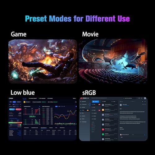 SANSUI Monitor 24 inch 100Hz Computer Monitor丨FHD 1080P PC Monitor丨HDMI丨FreeSync丨HDR丨Earphone Jack丨 Ergonomic Tilt for Home and Office - Image 5