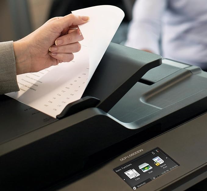 Brother Monochrome Multifunction Laser Printer and Copier, DCP-L5600DN, Network Connectivity, Duplex Printing, Mobile Printing, Replenishment Ready, Black, (Renewed Premium) - Image 3