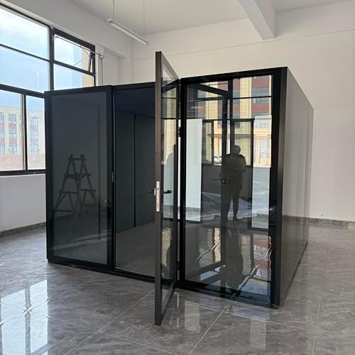 Soundproof Office Pod Booth – Private, Acoustic Vocal Booth Designed for Office Phone Calls, Remote Work, Video Conferences, and Focused Productivity (Black, XXL) - Image 3