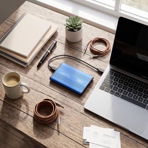 POCREATION 1Tb External Hard Drive External Hard Drive 2.5In Usb3.0 to Enclosure, Portable Exrnal Hard Dries 1Tb 2Tb, 1T Hard Drie Exrnal - Image 2