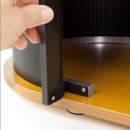 Displays2go Trade Show Podium Counter, Oval Shape - Image 4