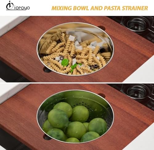 39X19 Undermount Double Bowl Sink 60/40 Workstation SInk - Image 7