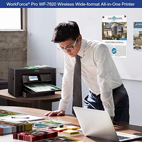 Epson Workforce Pro WF-7820 Wireless All-in-One Wide-Format Inkjet Printer - Image 6