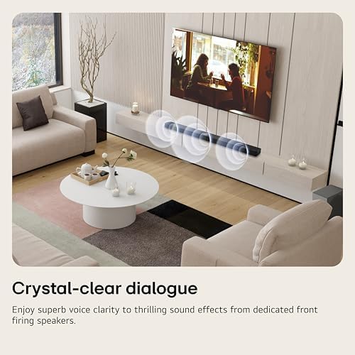 LG S60T 3.1 ch. Soundbar with Wireless Subwoofer, Dolby Audio, TV Synergy, Wow Interface, AI Sound Pro - Black - Image 5