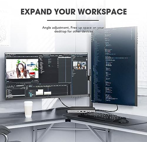 HP EliteDesk 800 G4 DM Dual 22 inch Computer Monitors and Mount Bundle, Intel i5-8500,16GB Ram 512GB NVMe SSD,WiFi,Windows 11 (Renewed) - Image 2
