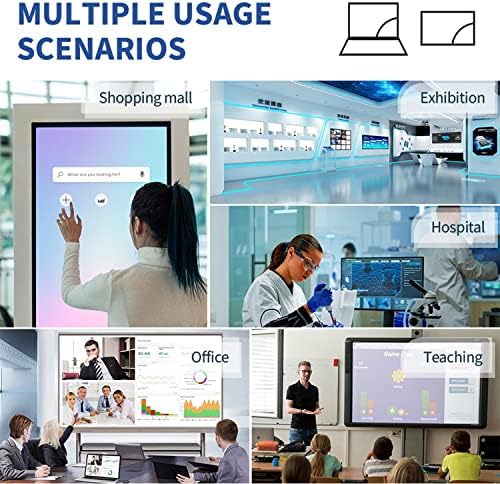 43 inch Interactive Touchscreen Monitor, Smart Board with 16:9 Display 1080P, Win-10 Electronic Whiteboard Touchscreen PC for Office and Classroom, Core i7 RAM 8G & ROM 256G - Image 5