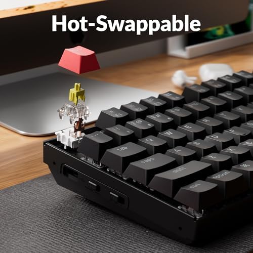 Keychron K8 V2 Wireless RGB Mechanical Keyboard, QMK/VIA Programmable, Hot-Swappable Super Banana Switches, 87-Key TKL PBT Keycaps, Dual-Mode Bluetooth 5.2 & USB-C Wired, for Mac, Windows, Linux - Image 5