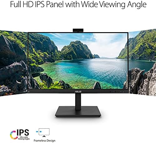 ASUS BE279QSK 27 Inch 1080P FHD Computer Monitor, Webcam, HDMI, DisplayPort - Image 2