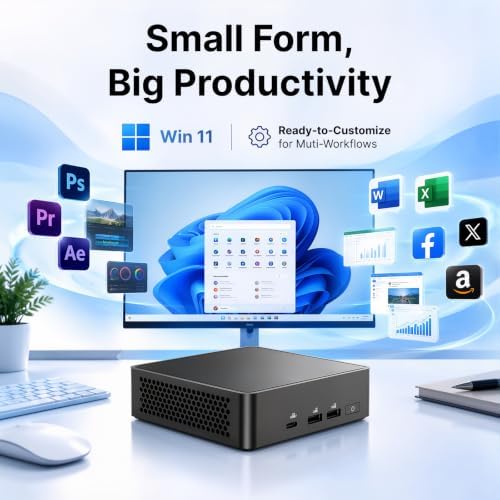 ASUS NUC 14 Pro NUC14RVKI3 Mini PC, Core 3 100U, 8GB DDR5, 256GB SSD - Image 5