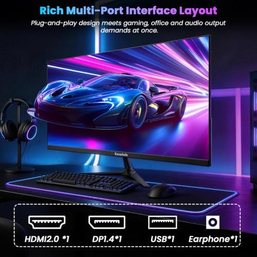 Gawfolk 24.5 Inch Gaming Monitor Flat VA Panel, 240Hz Monitor 1ms - Image 7