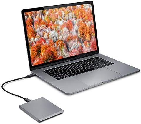 LaCie Mobile Drive 1TB External Hard Drive HDD – Space Gray USB-C USB 3.0, for Mac and PC Computer Desktop Workstation Laptop (STHG1000402) - Image 2