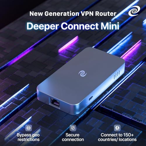 Deeper Connect Mini DPN Router, 1Gbps ARM64 Quad Core Hardware Gateway with Layer 7 Firewall, Smart Routing, Multi Device Coverage and Lifetime Decentralized Privacy VPN Router - Image 6