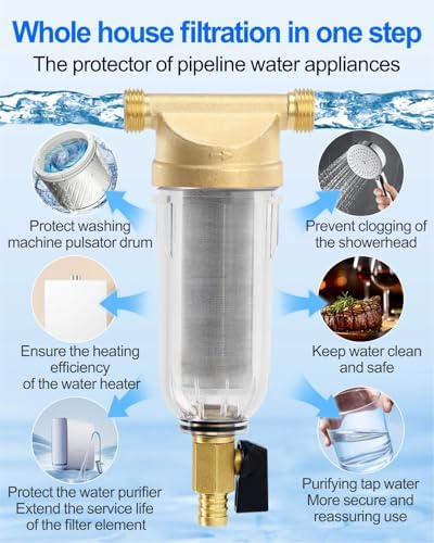 Spin Down Sediment Water Filters, 1/2 Inch, 40 Micron Mesh Screen - Image 4