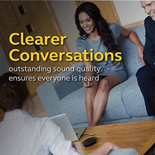 Jabra Speak 510 UC Portable USB & Bluetooth Speakerphone – Easy Setup, Portable Speaker for Holding Meetings Anywhere with Outstanding Sound Quality (510 7510-209) - Image 3