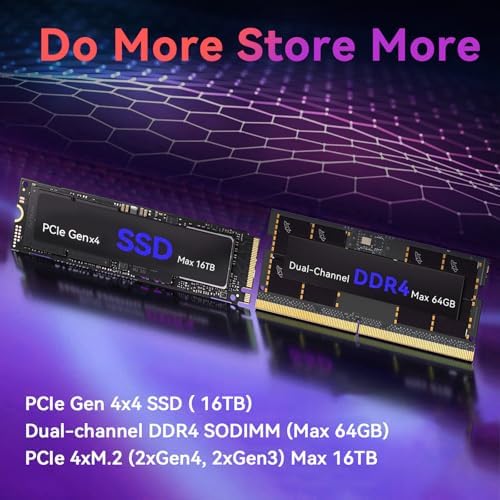 BRENUC NUC 11 Extreme NUC11BTMi9 Intel Core i9-11900KB(8C/16T,up to 4.9 GHz) Home & Business Mini Desktop UHD Graphics, WiFi 6E, Bluetooth 5.2, HDMI, USB 3.1, SD Card - Image 4