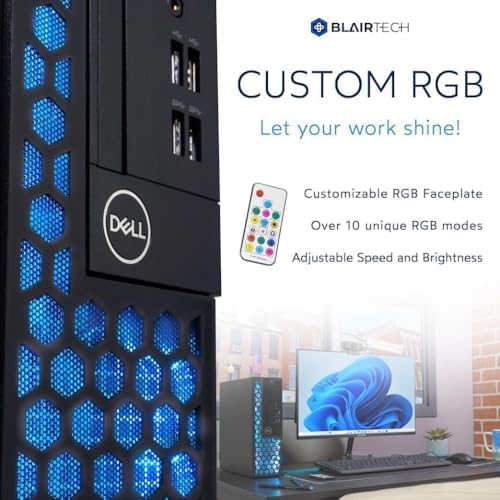 Dell Optiplex 3060 (RGB) Desktop Computer | Hexa Core Intel i5 (3.2) | 16GB DDR4 RAM | 1TB SSD | 24" New LCD | Windows 11 Pro | Light Gaming PC (Renewed) - Image 4