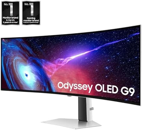 Samsung 49" Odyssey (G93SC) Series QD-OLED Curved Gaming Monitor - Image 2