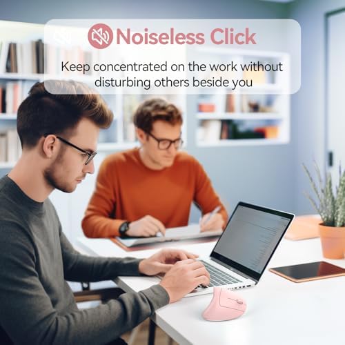 TECKNET Wireless Ergonomic Mouse, Rechargeable Wireless Vertical Mouse - Image 5