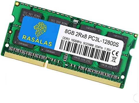 Rasalas DDR3L-1600 16GB 2x8GB PC3L-12800S for RAM: DDR3L 1600MHz 8GB 2Rx8 PC3-12800 1.35V 204-Pin CL11 Non-ECC Unbuffered Laptop Memory Notebook RAM Module for Mac iMac pro Intel and AMD System - Image 5