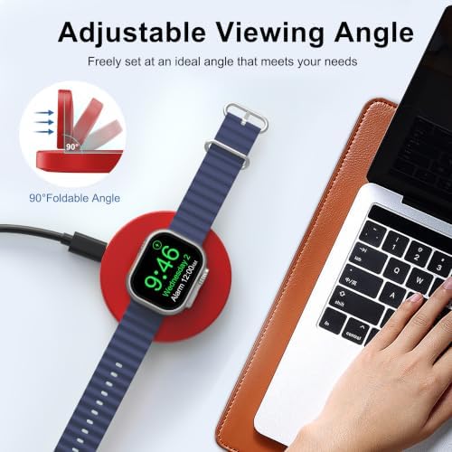 Upgraded for Apple Watch Charger,Portable Magnetic Fast Charging Dock - Image 5