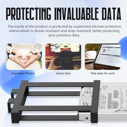 YOTUO 500GB External Hard Drive, Portable Storage Expansion HDD, USB 3.0 & USB-C for PC, Mac, Desktop, Laptop, Smartphone, PS4, Xbox One, Xbox 360, Office & Game Orange - Image 6
