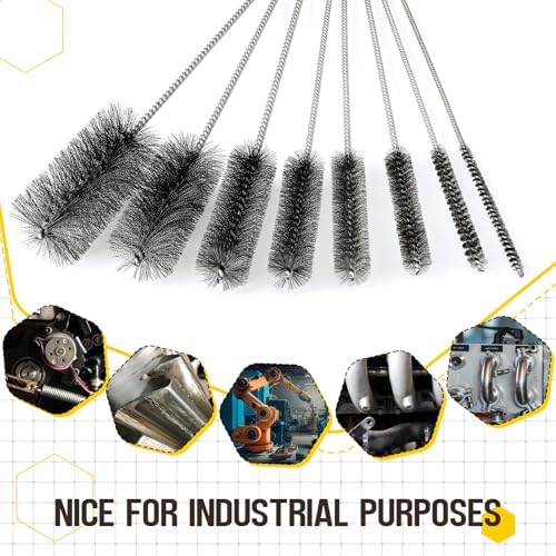 Baderke 16 Inch Long Wire Pipe Brush Tube Cleaning Brush,Stainless Steel - Image 5