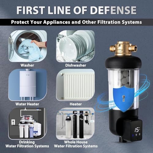 iSpring WSP50SL-ARJ Jumbo Spin Down Sediment Filter & Scale Inhibitor - Image 3