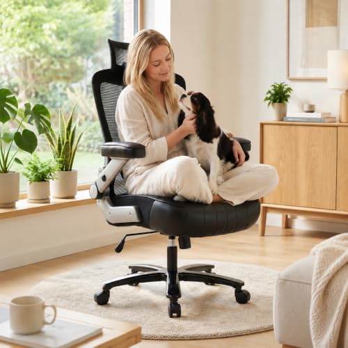 Big and Tall Office Chair, 600lbs Executive Chairs Heavy Duty - Image 2
