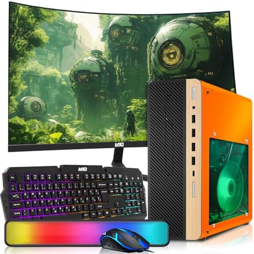 HP Half Light Desktop PC Phoenix AMD Ryzen 3 Pro, 16GB RAM, 1TB SSD Win 11 by Amazon+Renewed