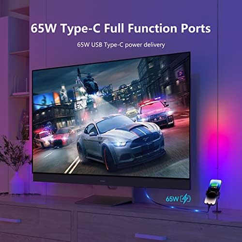 INNOCN 43 Inch 4K Ultrawide Gaming Monitor 144Hz USB Type C PC Desktop AMD Freesync Larger PC HDR400 Monitor, Built-in Stereo Speakers, DisplayPort, HDMI, Height Adjustable, Black - Image 4