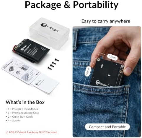 PiSugar S Plus 5000mAh UPS Battery for Raspberry Pi 4B/3B+/2B - Image 6