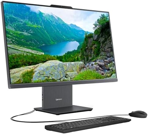 Lenovo IdeaCentre 27" All-in-One Desktop Computer, 10-core Intel Core i7-13620H Processor, 16GB DDR5, 512GB SSD, Wi-Fi 6, USB-C, HDMI in&Out, Wired Keyboard&Mouse, Windows 11 Pro - Image 2