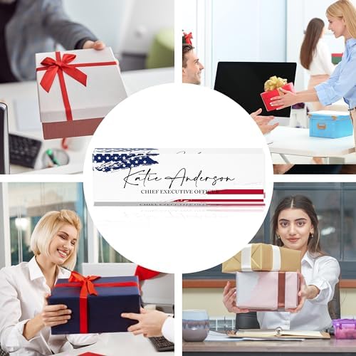 Name Plate for Desk-Personalized Name Plates for Desk-Name Plate Personalized for Office-Gifts for Teacher Boss Employee Appreciation Office Desk Decor (US Flag 5) - Image 5