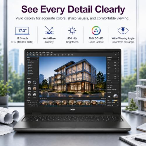 Dell Precision 7780 Laptop, NVIDIA RTX 2000 Ada 8GB, i9-13950HX, 32GB DDR5 - Image 5