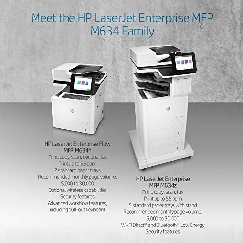 HP LaserJet Enterprise Flow MFP M634h Monochrome All-in-One Printer with Built-in Ethernet & 2-Sided Printing (7PS95A) - Image 5