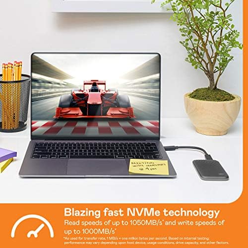 Western Digital 2TB My Passport SSD Portable External Solid State Drive, Gray, Sturdy and Blazing Fast, Password Protection with Hardware Encryption - WDBAGF0020BGY-WESN - Image 4