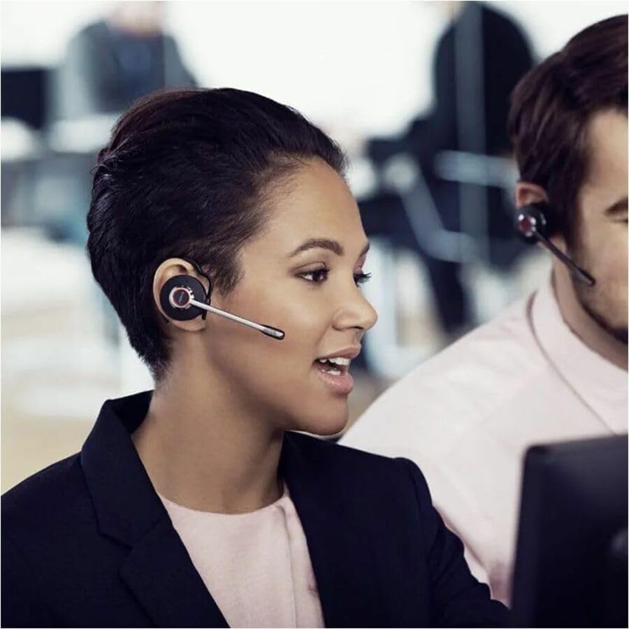 Jabra Engage 75 SE (Second Edition) Wireless Headset, Convertible – Telephone Headset with Industry-Leading Wireless Performance, Advanced Noise-Cancelling Microphone, All Day Battery Life - Black - Image 2
