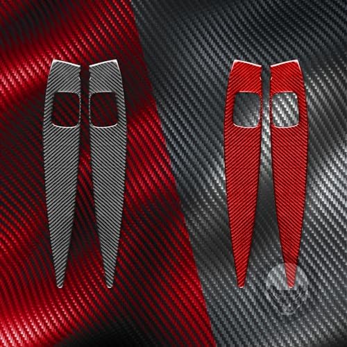 Car Window Lift Switch Control Button Armrest Panel Decoration Cover Sticker Real 3K Black Carbon Fiber Trim Compatible with Benz Smart 2016 2017 2018 2019 2020 2021 Auto Interior Accessories - Image 6