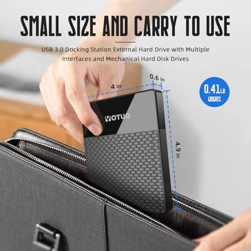 YOTUO Portable 500GB Docking Station External Hard Drive, Multiport USB-C Hub + HDD 7-in-1, USB 3.0, SD/TF Card, Multi-Functional HDD for Windows, Mac, Android, TV, Phone, Laptop, Desktop, PC - Image 6