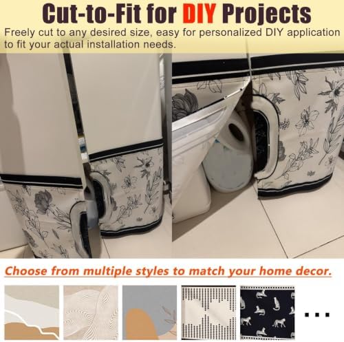 Decor Linen Boiler Pipe Shielding Cover, Pipeline Hiding Enclosure - Image 5