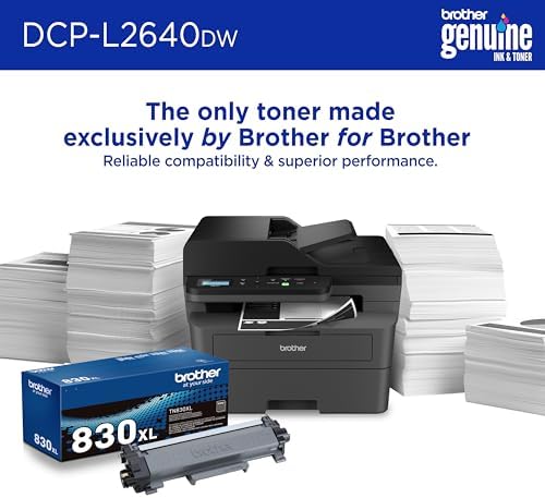 Brother DCP-L2640DW Wireless Compact Monochrome Multi-Function Printer, Copy, Scan, Duplex, Mobile Printing - Image 4