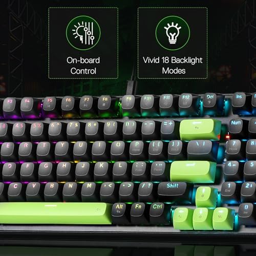 Redragon K740 Wired RGB Gaming Keyboard, Aluminum Base & Knob, 95% Layout - Image 7