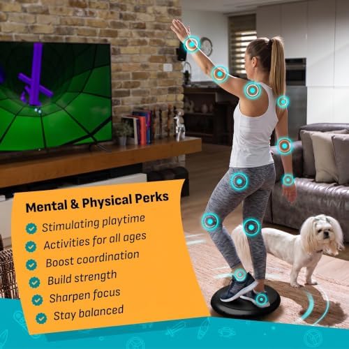 GoBalance Board - App-Enabled Balance Board. Smart Bluetooth Sensor, 12 FREE Interactive Games - Fun, Balance Training and Home Gym Workout! Boost Coordination & Strength for Teens and Adults - Image 3