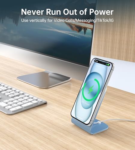 Magnetic Wireless Charger Stand + Charging Pad for iPhone Duo/18-12 Series - Image 6