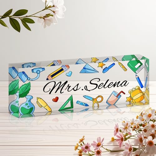 Ship Next Day Desk Name Plate Personalized, Custom Name Plate for Desk by Unknown
