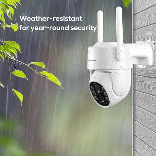 Kittyhok Home Security Camera System Wireless, Dual Lens 2K Outdoor Cameras - Image 5