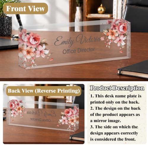 Ship Next Day Custom Name Plate for Desk, Desk Name Plate Personalized - Image 4