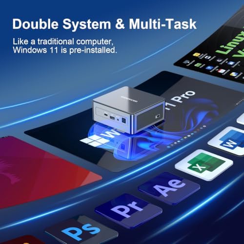 GEEKOM Budget Mini PC IT11, 11th Intel i7-1195G7, 16GB DDR4 RAM 512GB SSD - Image 5
