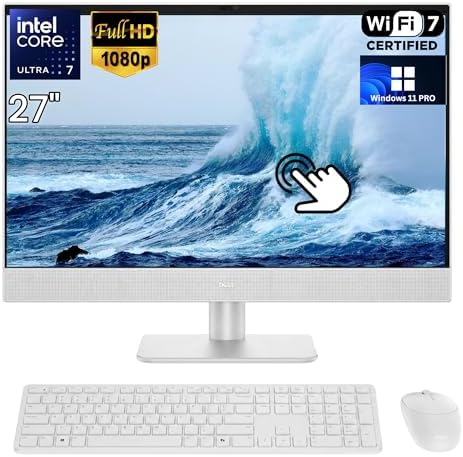 Dell 27 All-in-One Desktop Computer, Intel Ultra 7 355, 32GB DDR5, 2TB SSD by Dell